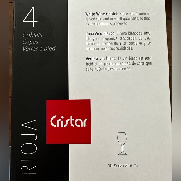 Wine glasses - set of 4 - Picture 2 of 2